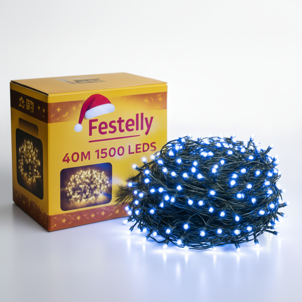 Pisca Festão Natalino LED Estrobo – Uso Interno e Externo