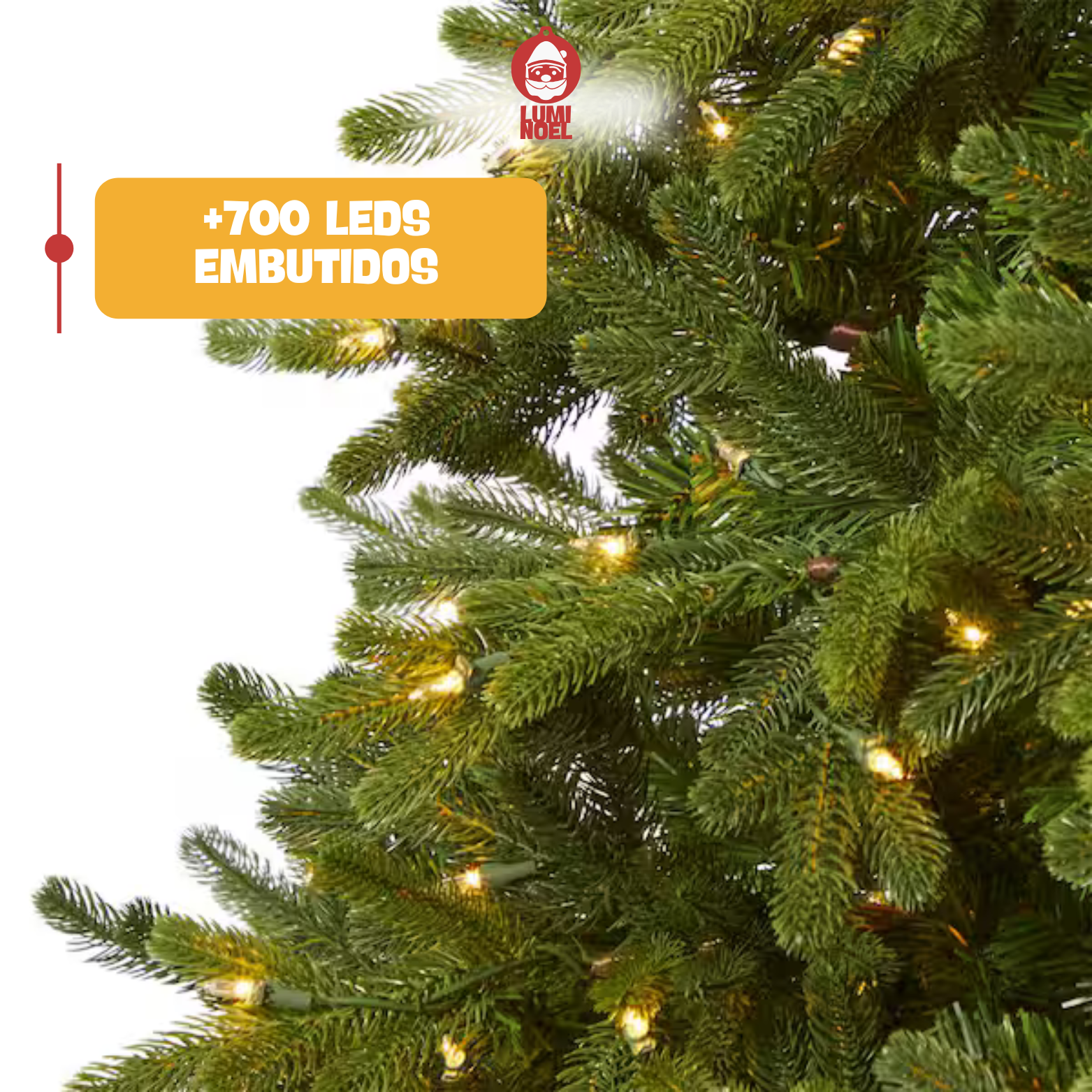 [OFERTA RELÂMPAGO BLACK FRIDAY] LumiNoel™- Árvore de Natal Premium com LEDs Embutidos