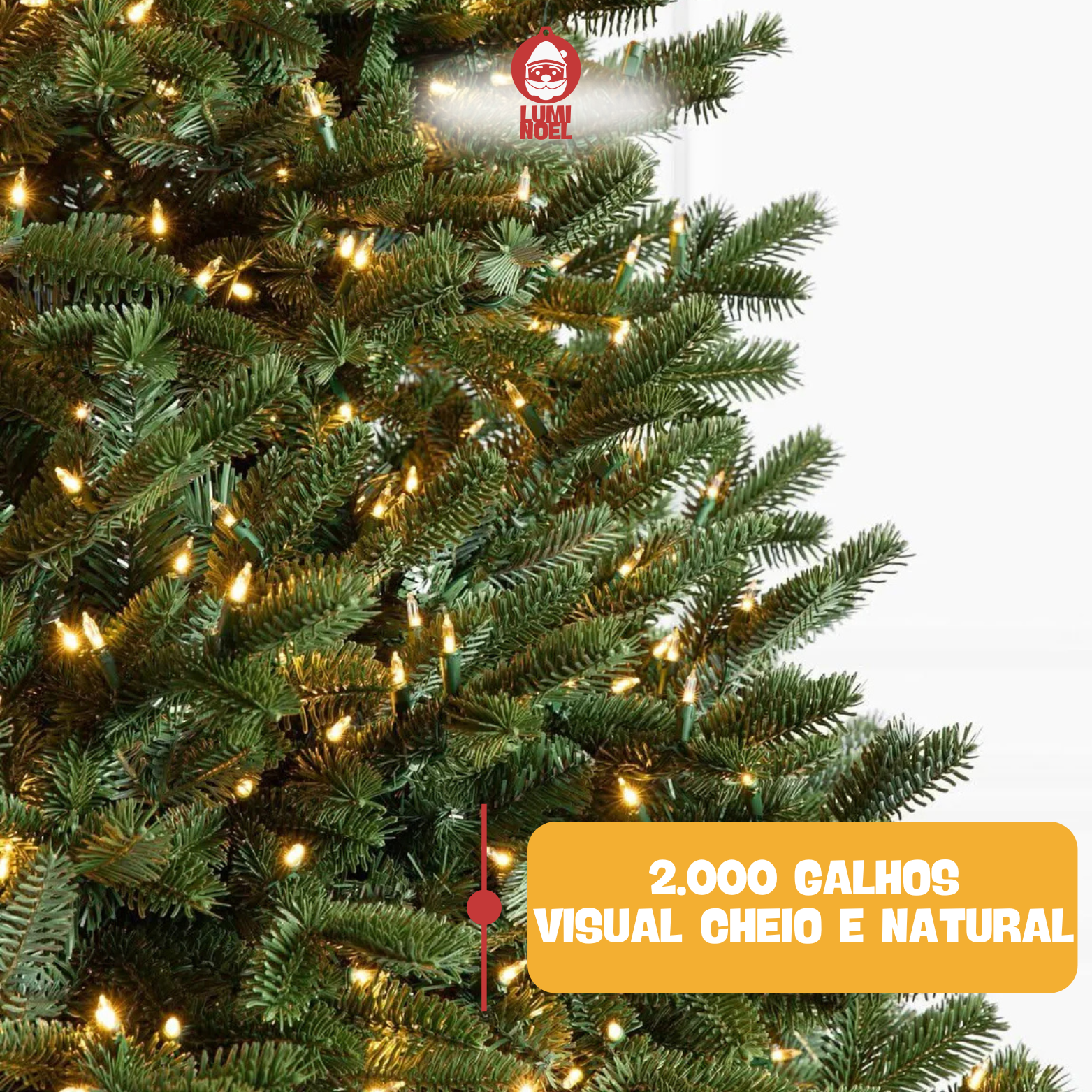 [OFERTA RELÂMPAGO BLACK FRIDAY] LumiNoel™- Árvore de Natal Premium com LEDs Embutidos