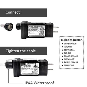 Luzes de Fadas Natalinas IP65 - Encanto e Magia em 50m
