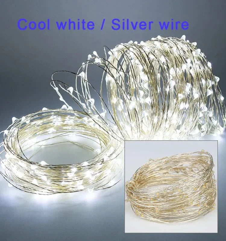 Luzes de Fadas Natalinas à Prova d'Água – Encanto e Magia